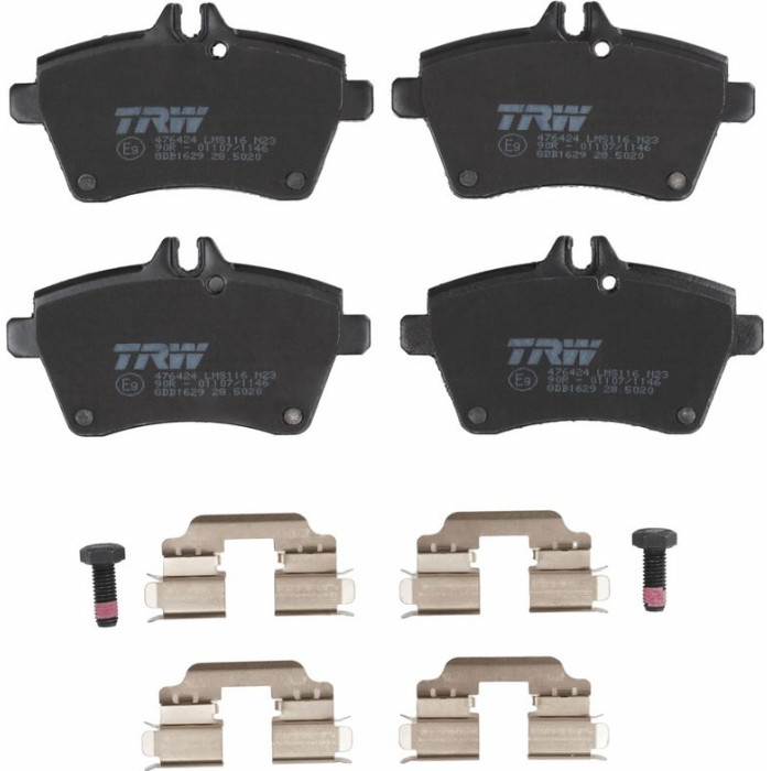 TRW GDB1629 Bremsbelagsatz, Scheibenbremse COTEC TRW GDB1629 Bremsbelagsatz, Scheibenbremse COTEC