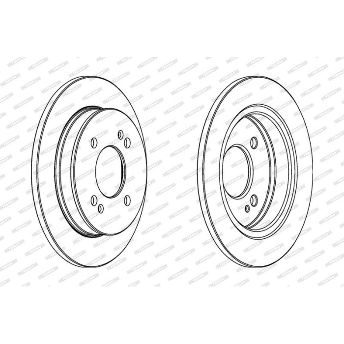 Ferodo DDF1793C Bremsscheibe PREMIER Coat+ disc