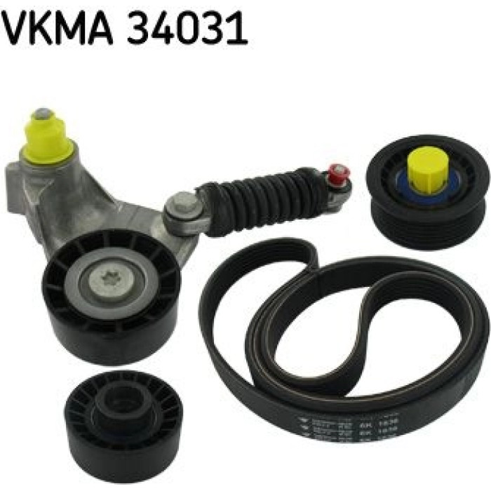 SKF VKMA 34031 Keilrippenriemensatz SKF VKMA 34031 Keilrippenriemensatz
