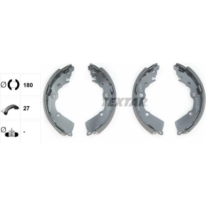 Textar 91083000 Bremsbackensatz Textar 91083000 Bremsbackensatz