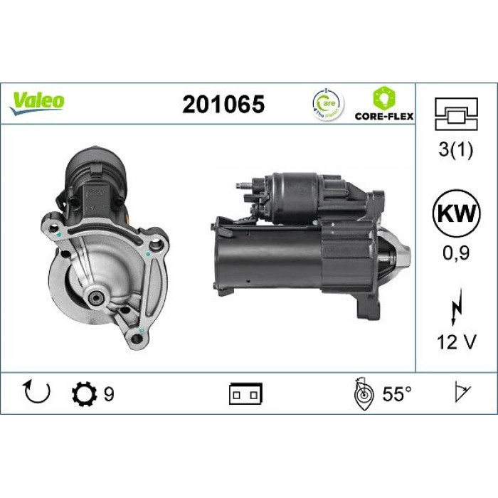 Valeo 201065 Starter CORE-FLEX Valeo 201065 Starter CORE-FLEX