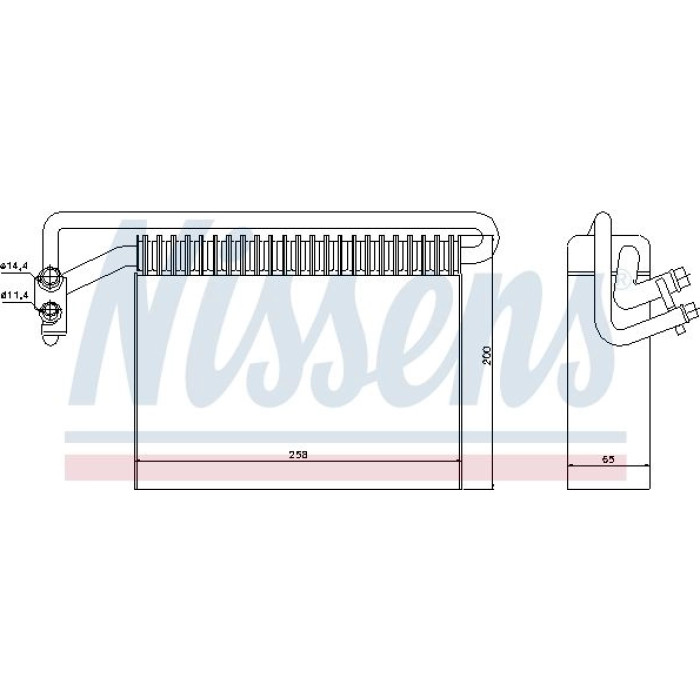 Nissens 92177 Verdampfer, Klimaanlage Nissens 92177 Verdampfer, Klimaanlage