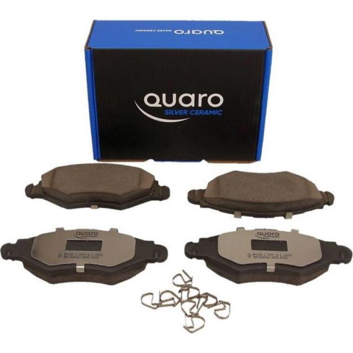QUARO QP1243C Bremsbelagsatz, Scheibenbremse SILVER CERAMIC