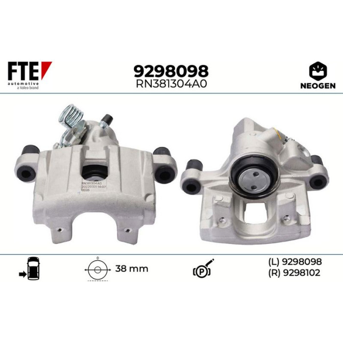 FTE 9298098 Bremssattel NEOGEN FTE 9298098 Bremssattel NEOGEN