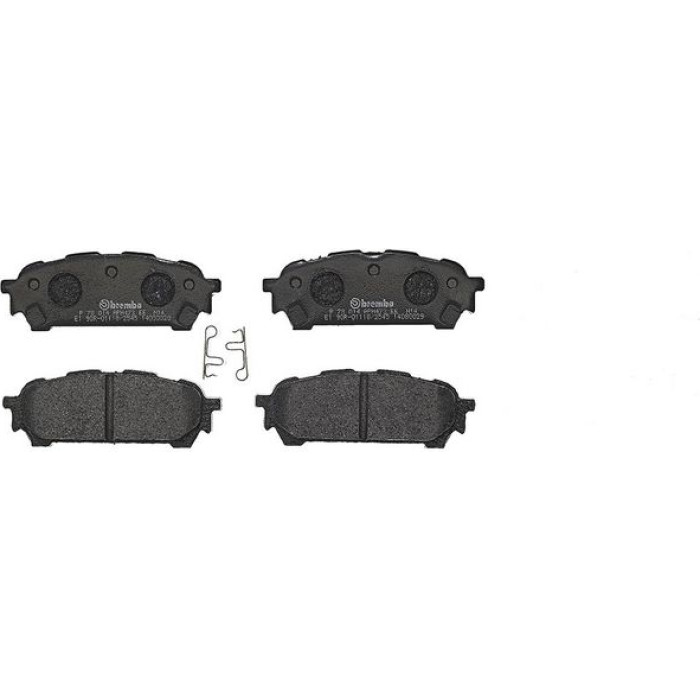 Brembo P 78 014 Bremsbelagsatz, Scheibenbremse PRIME LINE Brembo P 78 014 Bremsbelagsatz, Scheibenbremse PRIME LINE