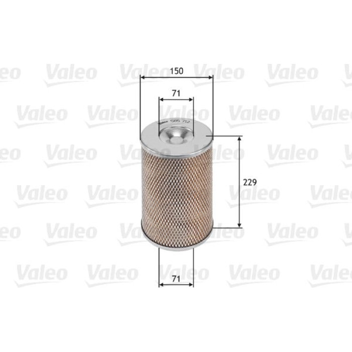 Valeo 585712 Luftfilter Valeo 585712 Luftfilter