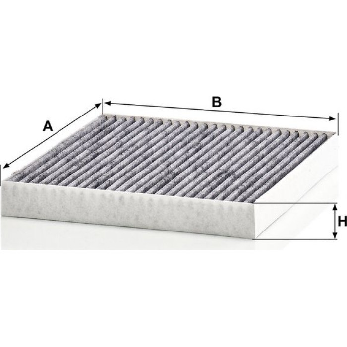 MANN-FILTER CUK 24 017 Innenraumfilter, Aktivkohlefilter MANN-FILTER CUK 24 017 Innenraumfilter, Aktivkohlefilter