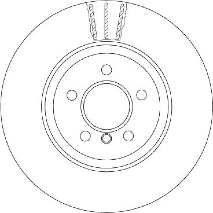 TRW DF6607S Bremsscheibe SINGLE
