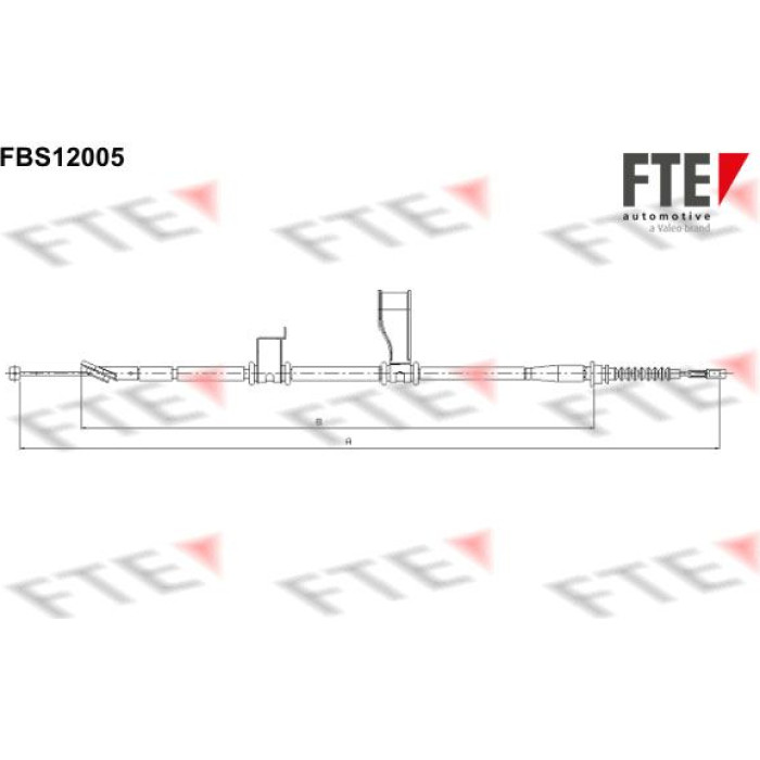 FTE 9250395 Seilzug, Feststellbremse FTE 9250395 Seilzug, Feststellbremse