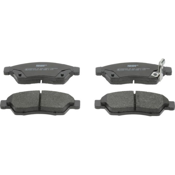 Ferodo FDB1533 Bremsbelagsatz, Scheibenbremse PREMIER ECO FRICTION