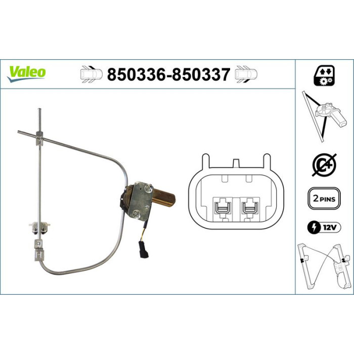 Valeo 850336 Fensterheber Valeo 850336 Fensterheber