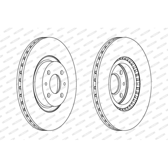 Ferodo DDF220C Bremsscheibe PREMIER Coat+ disc Ferodo DDF220C Bremsscheibe PREMIER Coat+ disc