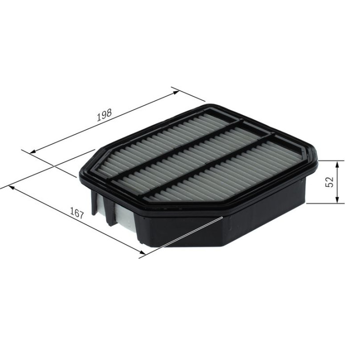 BOSCH F 026 400 711 Luftfilter BOSCH F 026 400 711 Luftfilter