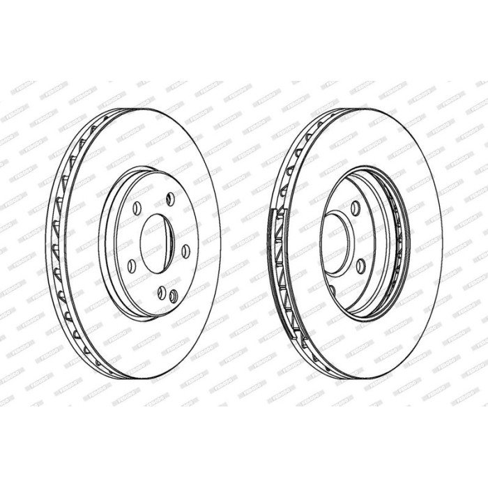 Ferodo DDF1638C-1 Bremsscheibe PREMIER Ferodo DDF1638C-1 Bremsscheibe PREMIER
