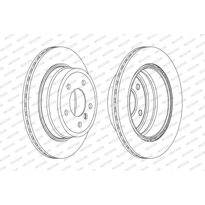 Ferodo DDF2198C-1 Bremsscheibe PREMIER Coat+ disc