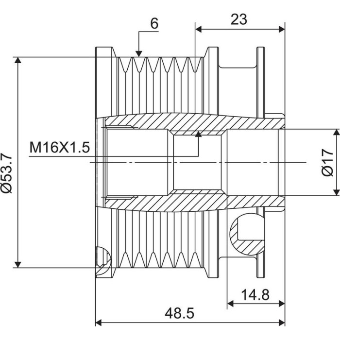 Valeo 588132 Generatorfreilauf NEW SPARE PART Valeo 588132 Generatorfreilauf NEW SPARE PART