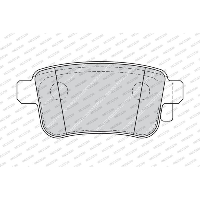 Ferodo FDB4186 Bremsbelagsatz, Scheibenbremse PREMIER ECO FRICTION