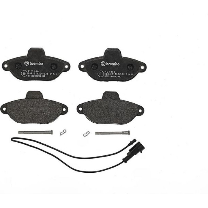 Brembo P 23 060 Bremsbelagsatz, Scheibenbremse PRIME LINE Brembo P 23 060 Bremsbelagsatz, Scheibenbremse PRIME LINE