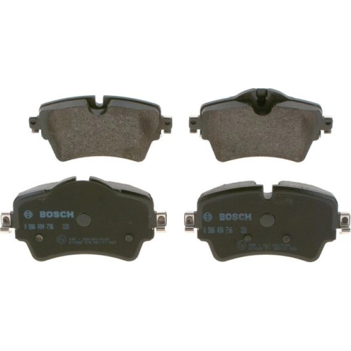 BOSCH 0 986 494 736 Bremsbelagsatz, Scheibenbremse BOSCH 0 986 494 736 Bremsbelagsatz, Scheibenbremse