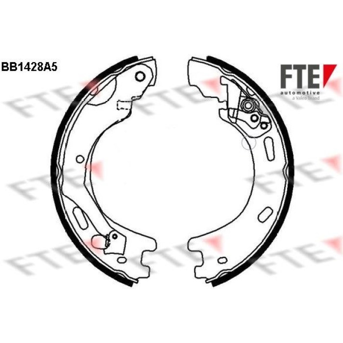FTE 9100155 Bremsbackensatz, Feststellbremse FTE 9100155 Bremsbackensatz, Feststellbremse