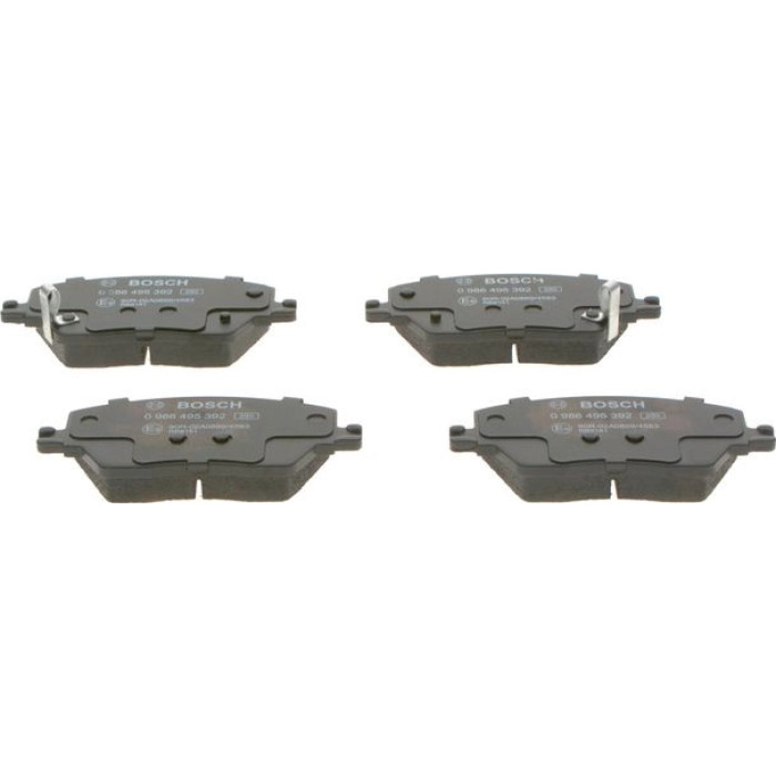 BOSCH 0 986 495 392 Bremsbelagsatz, Scheibenbremse BOSCH 0 986 495 392 Bremsbelagsatz, Scheibenbremse