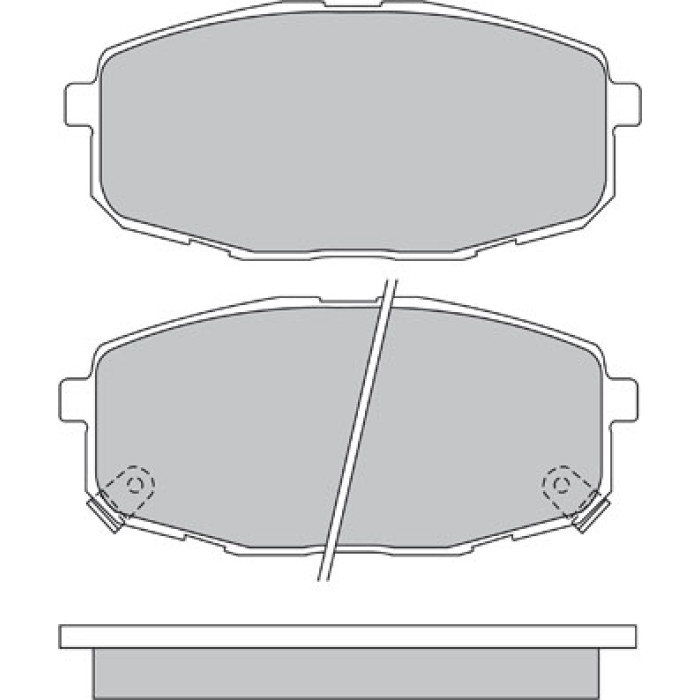 Metzger 1170097 Bremsbelagsatz, Scheibenbremse