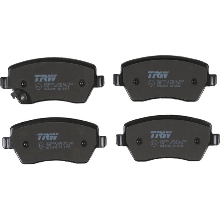 TRW GDB3396 Bremsbelagsatz, Scheibenbremse COTEC TRW GDB3396 Bremsbelagsatz, Scheibenbremse COTEC