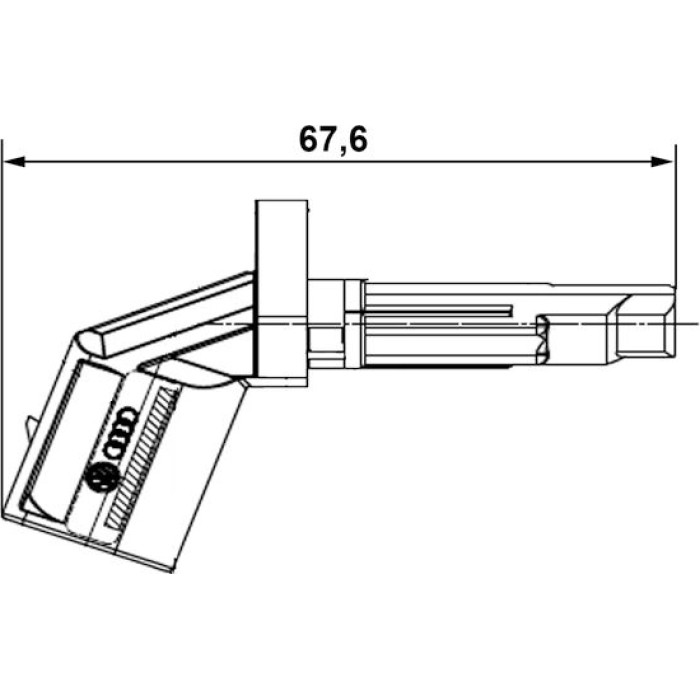 2x BOSCH 0 265 007 928 Sensor, Raddrehzahl 2 x