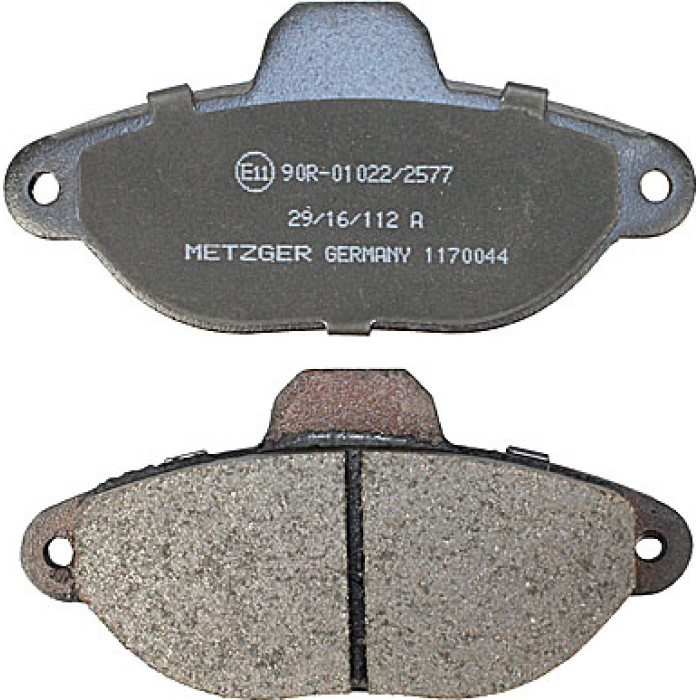 Metzger 1170044 Bremsbelagsatz, Scheibenbremse Metzger 1170044 Bremsbelagsatz, Scheibenbremse
