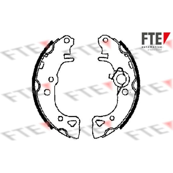 FTE 9100011 Bremsbackensatz FTE 9100011 Bremsbackensatz