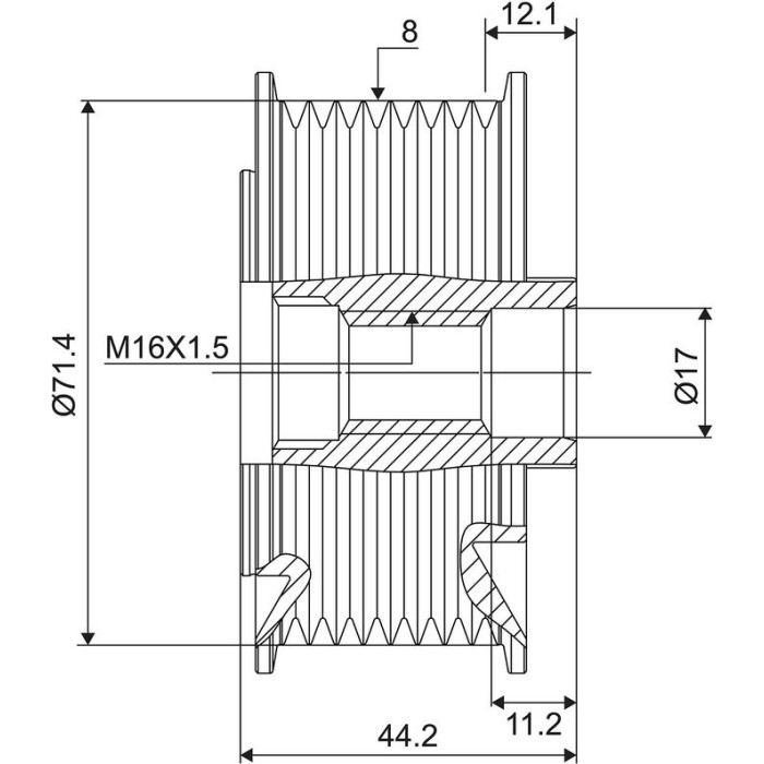Generatorfreilauf 588120 Generatorfreilauf 588120
