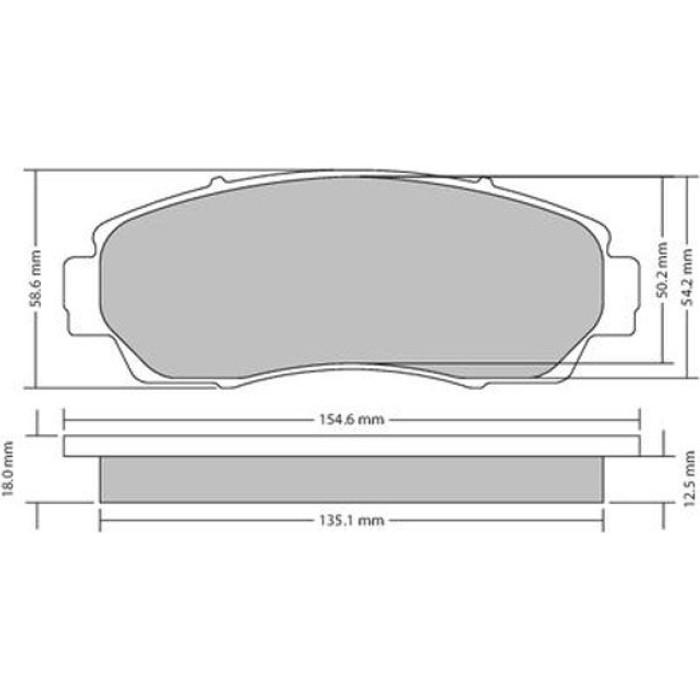 Metzger 1170482 Bremsbelagsatz, Scheibenbremse Metzger 1170482 Bremsbelagsatz, Scheibenbremse