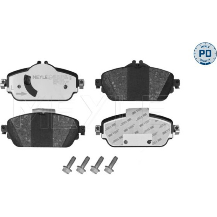 Meyle 025 220 3219/PD Bremsbelagsatz, Scheibenbremse MEYLE-PD: Advanced performance and design