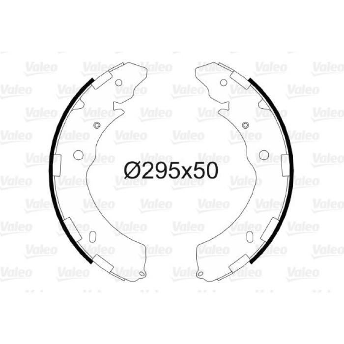 Valeo 564098 Bremsbackensatz Valeo 564098 Bremsbackensatz