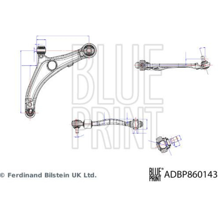 Blue Print ADBP860143 Lenker, Radaufhängung Blue Print ADBP860143 Lenker, Radaufhängung