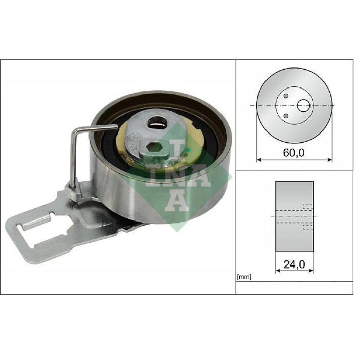 INA 531 0829 10 Spannrolle, Zahnriemen INA 531 0829 10 Spannrolle, Zahnriemen