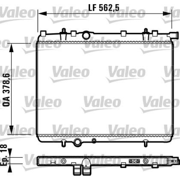 Valeo 732904 Kühler, Motorkühlung Valeo 732904 Kühler, Motorkühlung