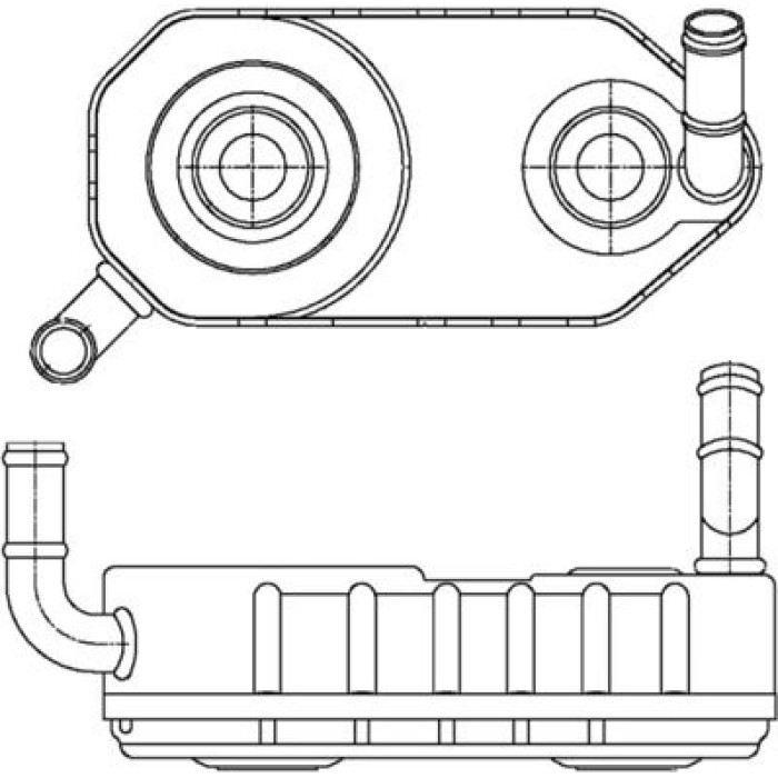 Mahle CLC 177 000S Ölkühler, Automatikgetriebe BEHR Mahle CLC 177 000S Ölkühler, Automatikgetriebe BEHR