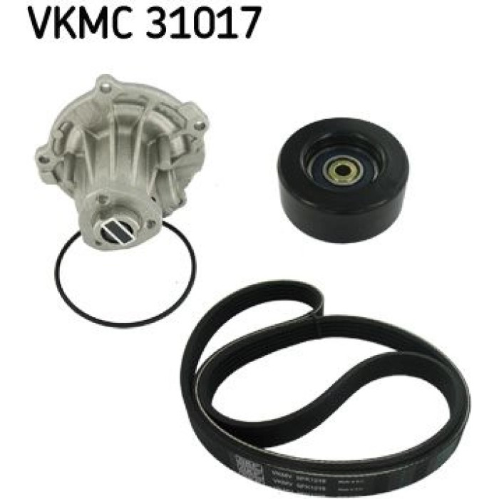 SKF VKMC 31017 Wasserpumpe + Keilrippenriemensatz SKF VKMC 31017 Wasserpumpe + Keilrippenriemensatz