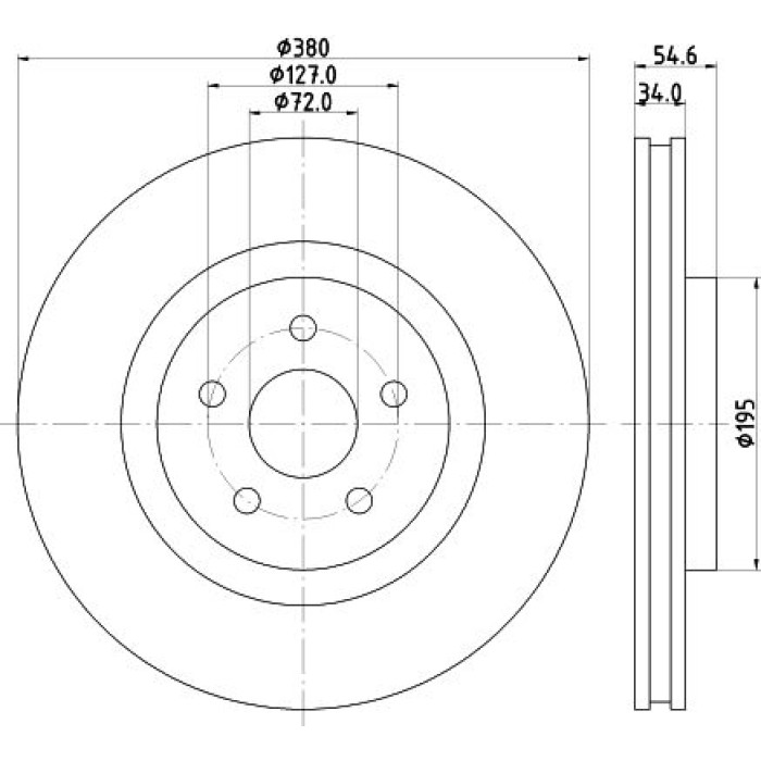 Hella Pagid 8DD 355 125-131 Bremsscheibe Pro High Carbon Hella Pagid 8DD 355 125-131 Bremsscheibe Pro High Carbon
