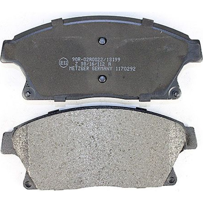 Metzger 1170292 Bremsbelagsatz, Scheibenbremse Metzger 1170292 Bremsbelagsatz, Scheibenbremse