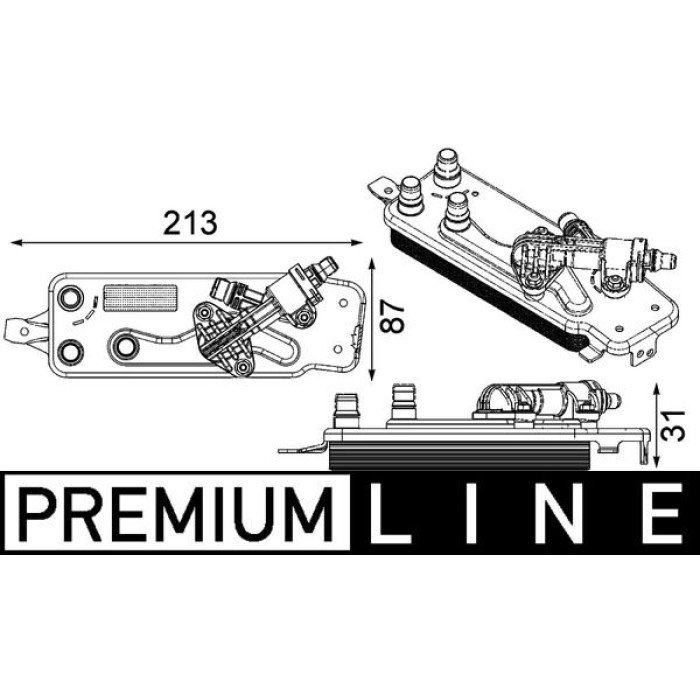 Mahle CLC 90 000P Ölkühler, Automatikgetriebe BEHR Premium Line Mahle CLC 90 000P Ölkühler, Automatikgetriebe BEHR Premium Line