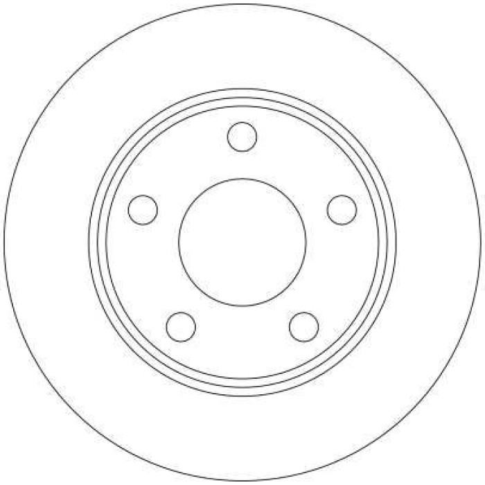 TRW DF4126 Bremsscheibe