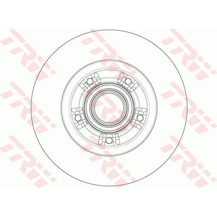 TRW DF6203BS Bremsscheibe SINGLE TRW DF6203BS Bremsscheibe SINGLE