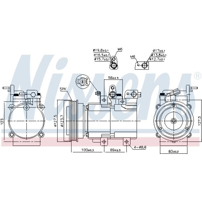 Nissens 89194 Kompressor, Klimaanlage FIRST FIT Nissens 89194 Kompressor, Klimaanlage FIRST FIT