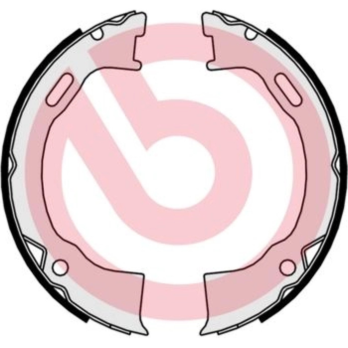 Brembo S 24 549 Bremsbackensatz, Feststellbremse ESSENTIAL LINE Brembo S 24 549 Bremsbackensatz, Feststellbremse ESSENTIAL LINE