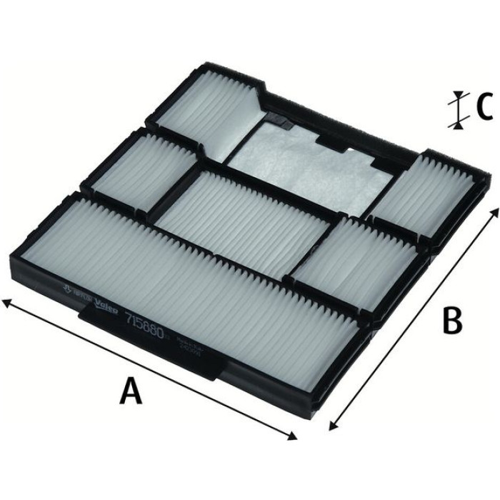 Valeo 715880 Filter, Innenraumluft ESSENTIAL Valeo 715880 Filter, Innenraumluft ESSENTIAL