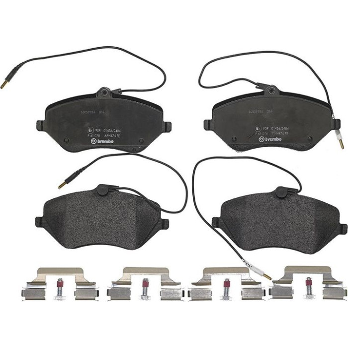 Brembo P 61 078 Bremsbelagsatz, Scheibenbremse PRIME LINE Brembo P 61 078 Bremsbelagsatz, Scheibenbremse PRIME LINE