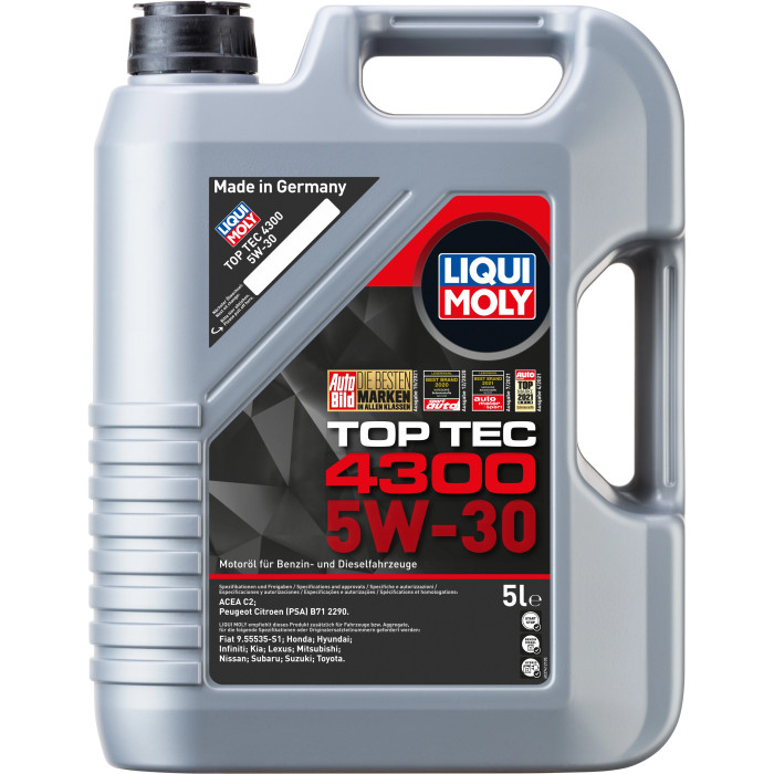 Liqui Moly 3741 Top Tec 4300 5W-30 Motoröl 5l