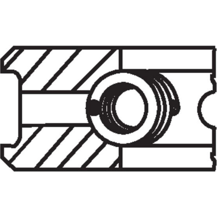 Mahle 040 18 N0 Kolbenringsatz Mahle 040 18 N0 Kolbenringsatz